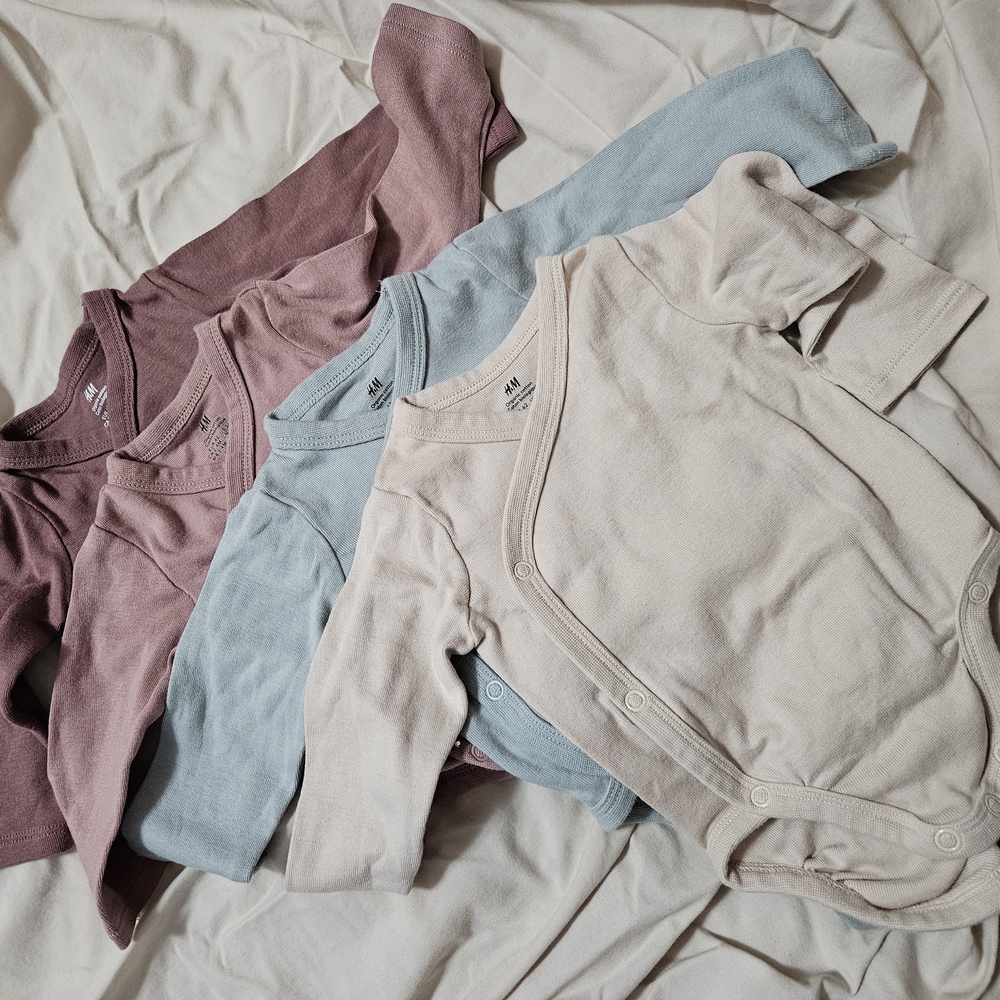 Set of Baby Long Sleeve Bodysuits